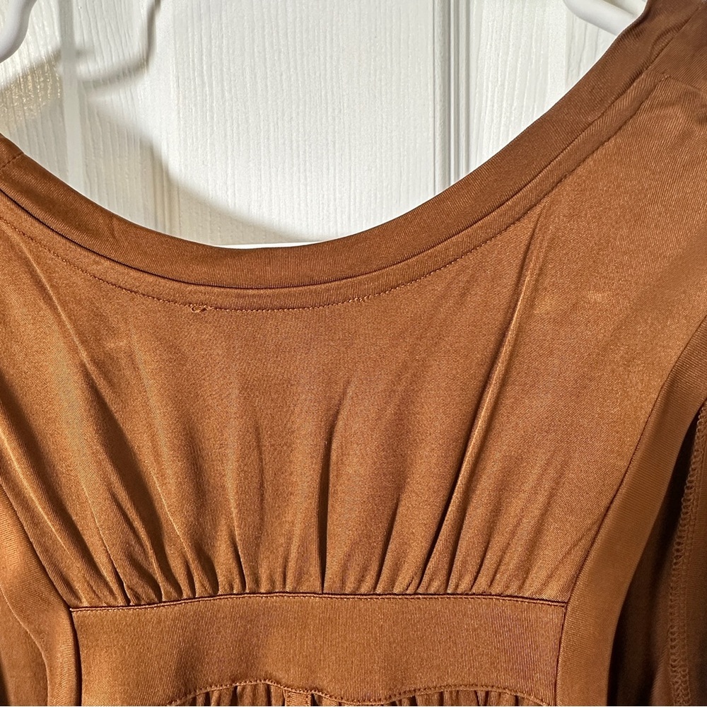 AllSaints Tessa Tank in Foxtail Brown - Picture 9 of 10